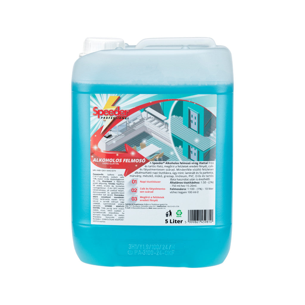 Speeder® Alkoholos Felmosó virág illattal 5 liter