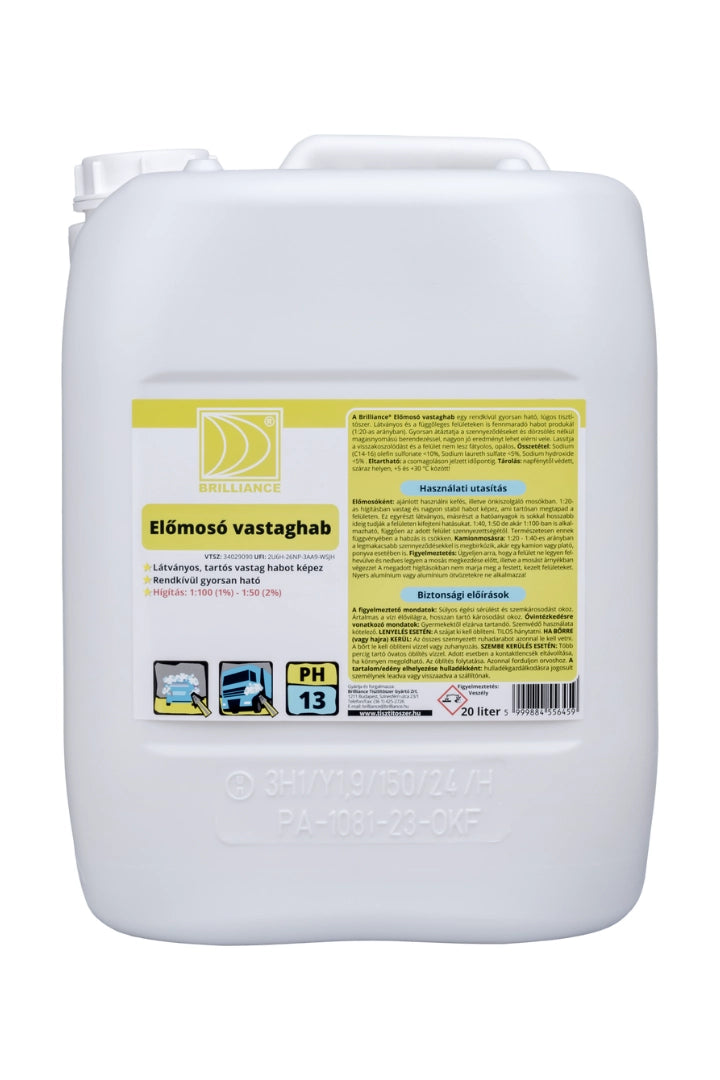 Brilliance® Előmosó vastaghab 20 liter