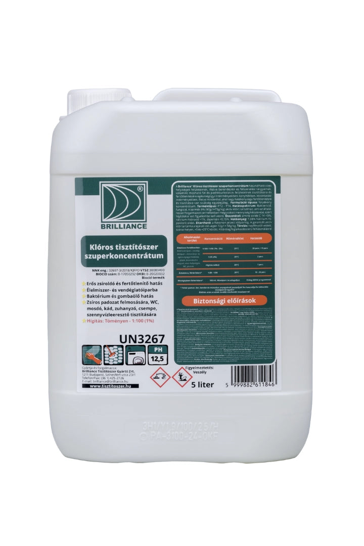Brilliance® Klóros tisztítószer szuperkoncentrátum 5 liter