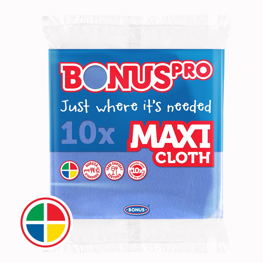BonusPRO MAXI Általános törlőkendő 10db HoReCa - HACCP