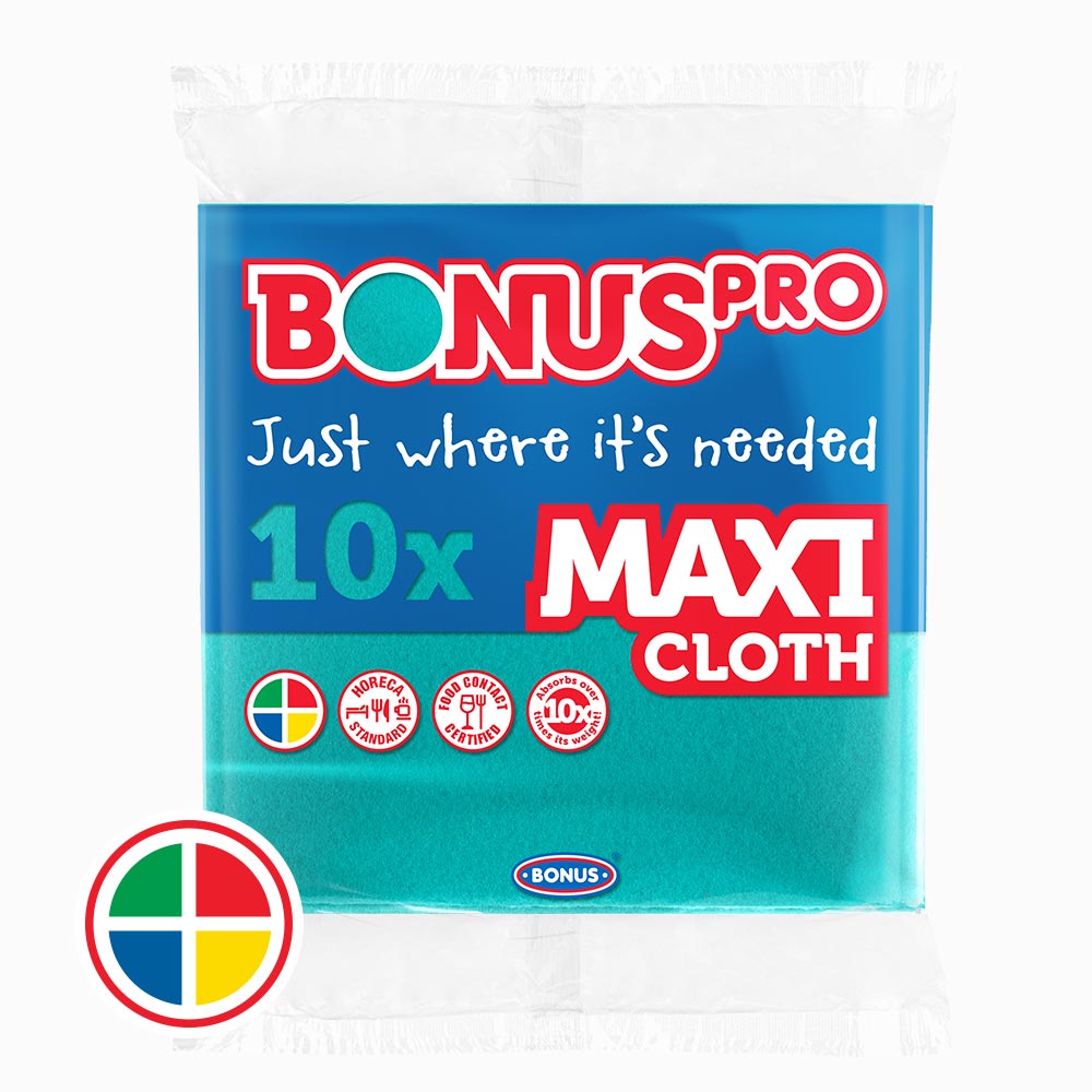 BonusPRO MAXI Általános törlőkendő 10db HoReCa - HACCP