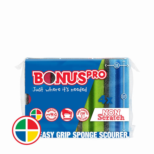BonusPRO Formázott mosogatószivacs 4db HoReCa - HACCP
