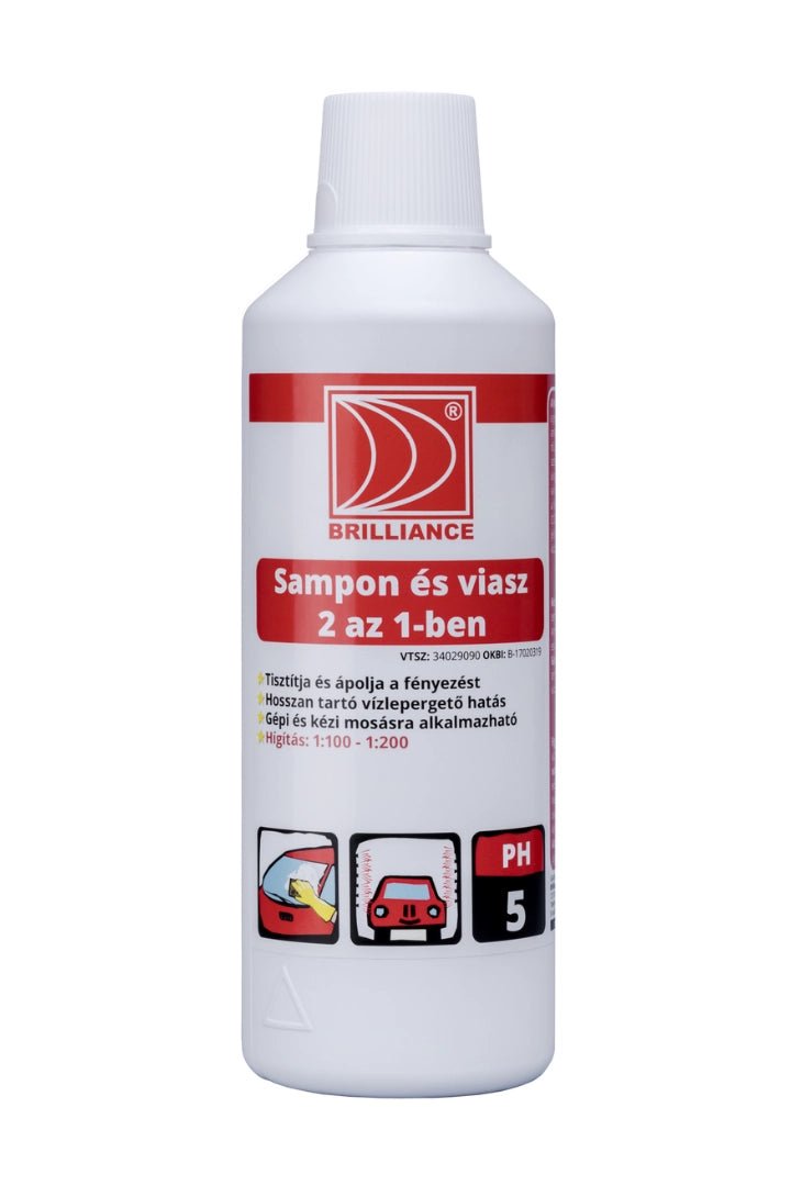 Brilliance® Autósampon és autó viasz 2 az 1 - ben 1 liter - Aracid