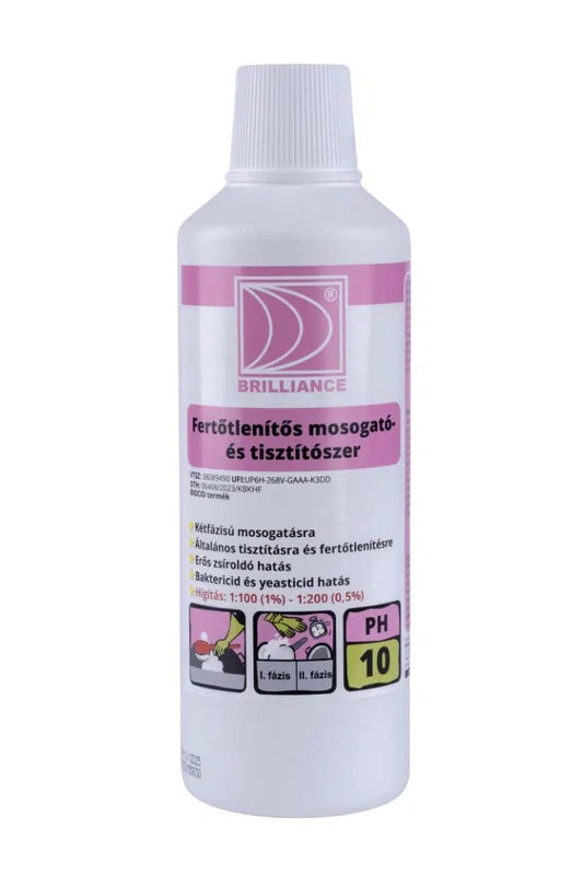 Brilliance® Fertőtlenítős mosogató - és tisztítószer 1 liter - Aracid
