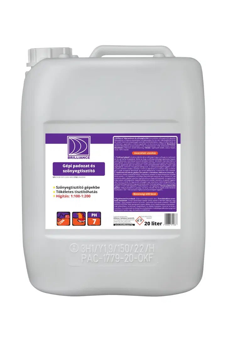 Brilliance® Gépi padozat - és szőnyegtisztító 20 liter - Aracid