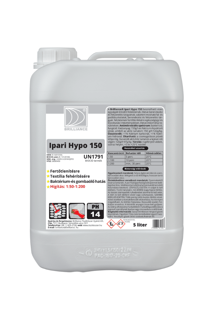 Brilliance® Ipari Hypo 5 liter - Aracid