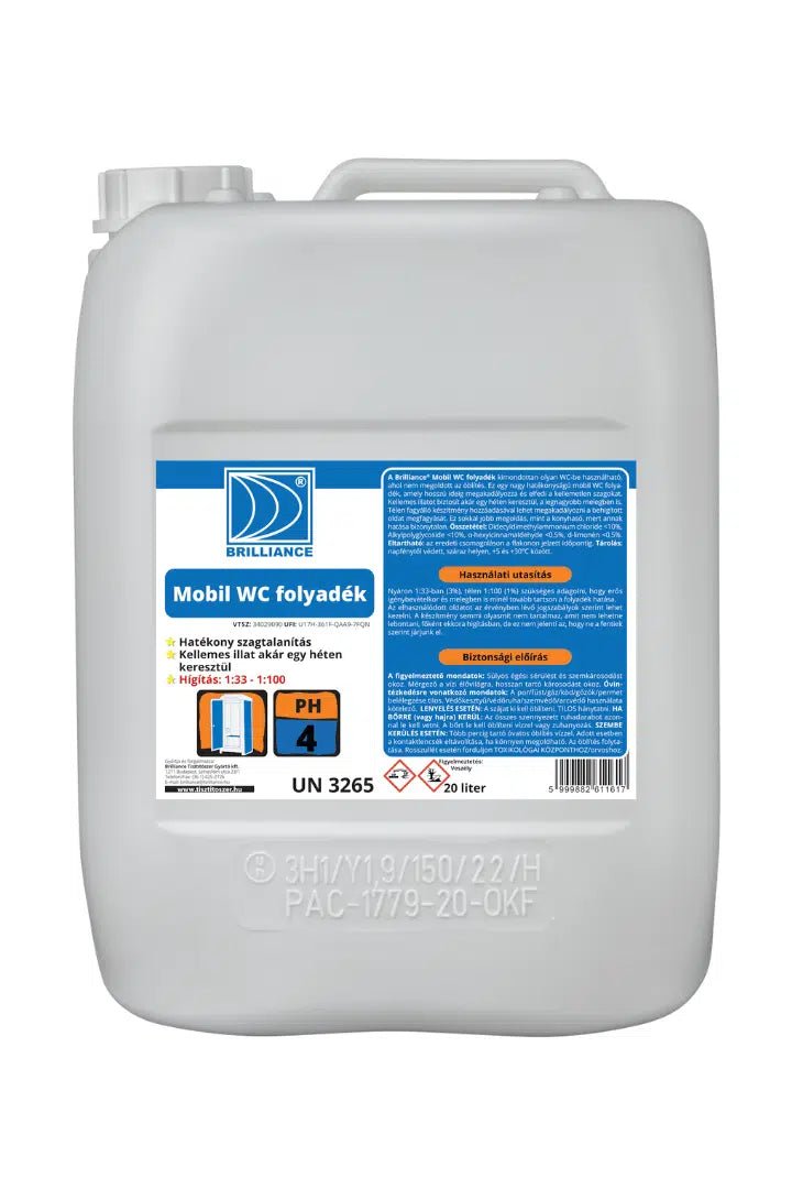 Brilliance® Mobil WC folyadék 20 liter - Aracid