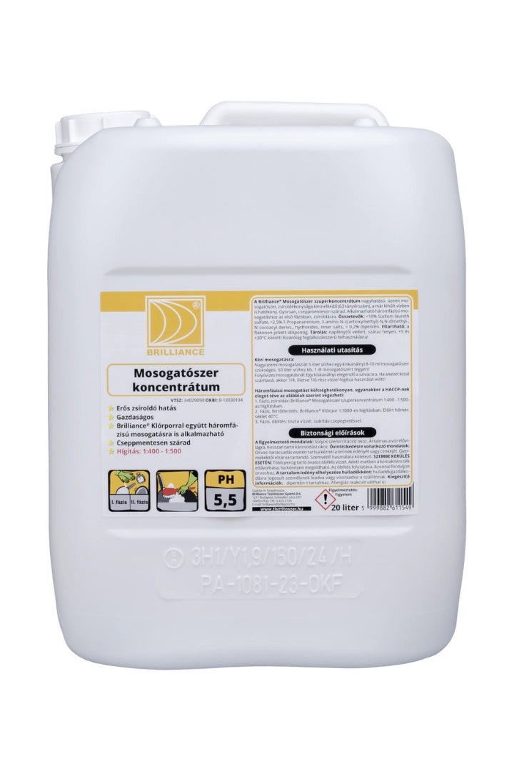 Brilliance® Mosogatószer koncentrátum 20 liter - Aracid