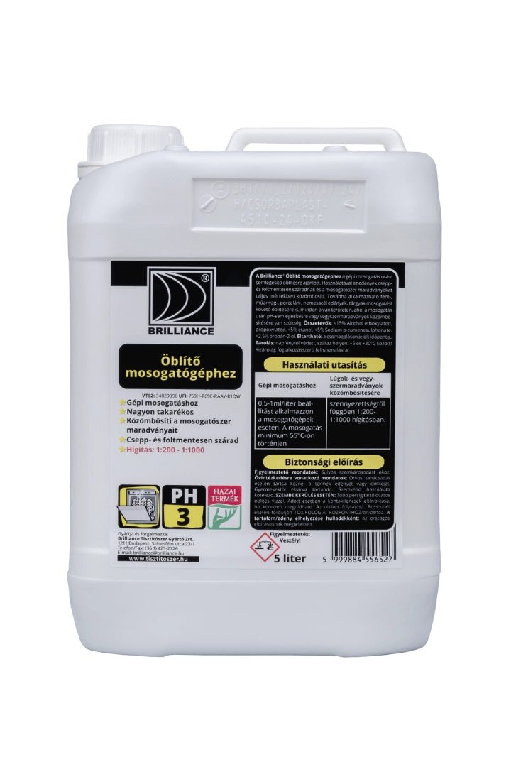 Brilliance® Öblítő mosogatógéphez 5 liter - Aracid
