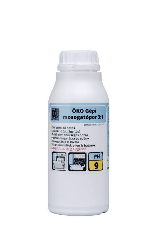 Brilliance® ÖKO Gépi mosogatópor 3 az 1-ben 880 gramm