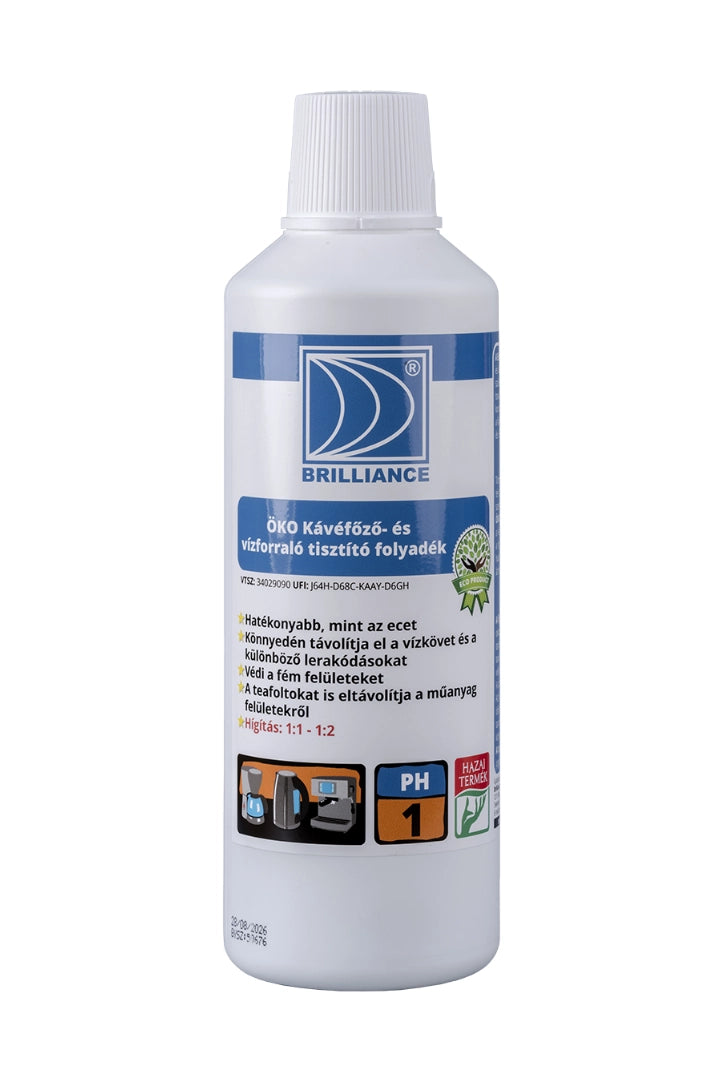 Brilliance® ÖKO Kávéfőző és Vízforraló tisztító folyadék 1 liter