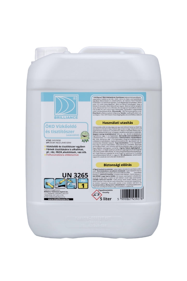 Brilliance® ÖKO Vízkőoldó és tisztítószer (utántöltő) 5 liter